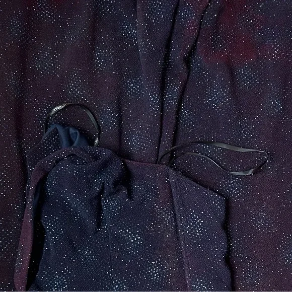 Y2K Scott McClintock halter neck sparkly evening gown Vintage 10P (modern 4-6) - Picture 16 of 16